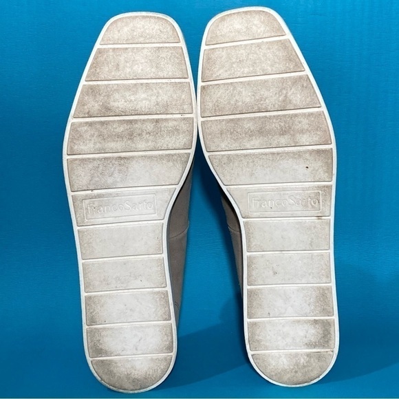 Franco Sarto Womens Boston Tan Suede Square-Toe SlipOn Casual Loafer Shoes SZ 10 - Picture 8 of 11